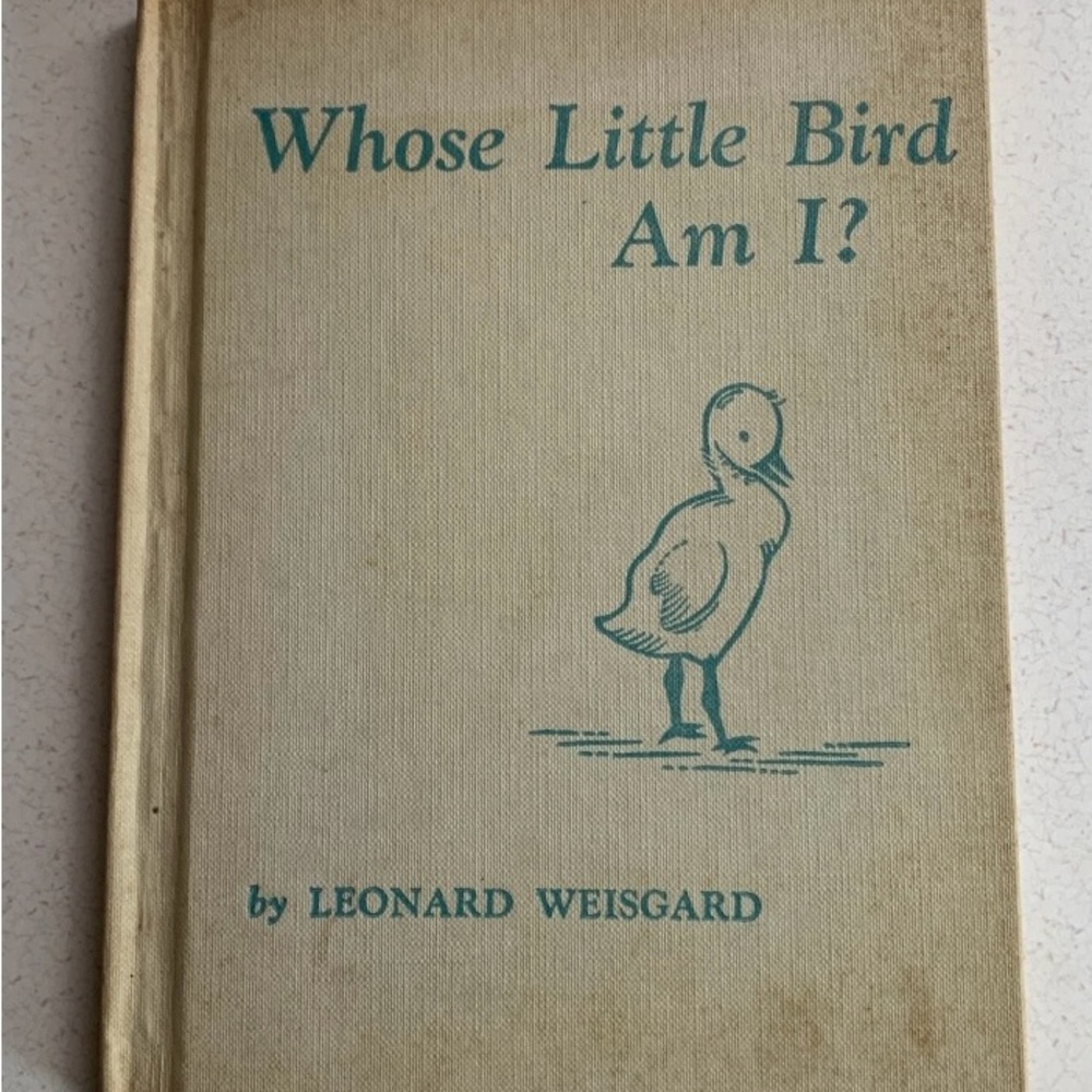 Whose Little Bird Am I? Vintage Collectible Rare Book by Leonard Weisgard 1970s